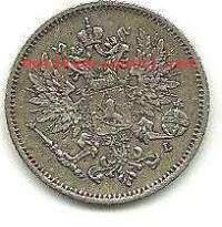 25 penniä  1909 hopeaa