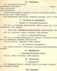 Mietintö Rahatoimikamarin  vuoden 1920 meno- ja tuloarvion johdosta