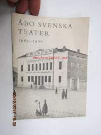 Åbo svenska teater spelåret 1965-66, Styrman Karlssons Flammor -käsiohjelma