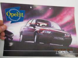Opel mallisto 1991 -myyntiesite