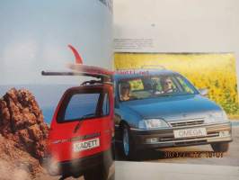 Opel mallisto 1991 -myyntiesite