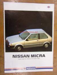 Nissan Micra Combi Coupé, 3-ov., DX, GL. SGL, 4-vaiht., 5-vaiht. 1983 -myyntiesite