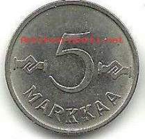 5 markkaa  1960