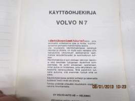 Volvo N7 -käyttöohjekirja