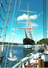 Tall Ships Race 88 Mariehamn Åland Pommern - laivakortti paikkakuntakortti nro 120