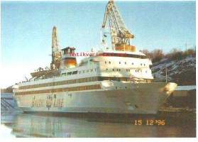 MS Anastasia V ( ex Bore I ) Turku -96 - laivakortti