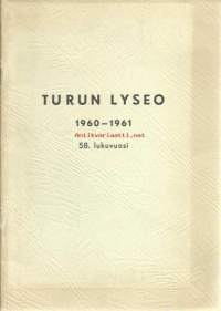 Turun Lyseo  1960 - 1961 58. lukuvuosi