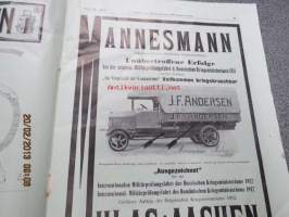 Automobil-Rundschau - Zeitschrift des Mitteleuropäischen Motorwagen-Vereins, Ende November 1913 -varhainen autolehti