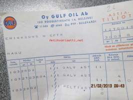 Oy Gulf Oil Ab -astiatiliote 30.3.1961
