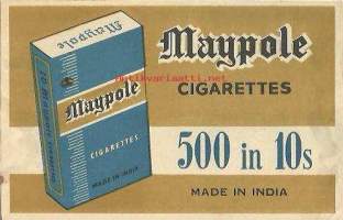 Maypole cigarettes  - tupakkaetiketti