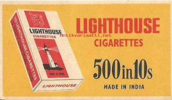 Lighthouse Cigarettes   - tupakkaetiketti