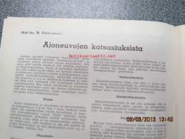 Suomen Autolehti 1951 nr 3 maaliskuu, sis. mm. seur artikkelit / kuvat / mainokset; Ajoneuvojen katsastuksista, Havaintoja Monte-Carlon ajosta, Nokia, Nulac