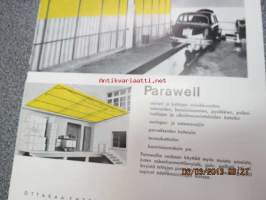 Paraisten Kalkkivuori Oy Parawell lasikuituvahvistettuja polyesterimuovilevyjä -myyntiesite