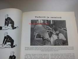 Me kaikki A. Ahlström Osakeyhtiön henkilökuntalehti 1959 nr 2, Gösta Tallqvist pakinoi lohesta, Hannes Rönnqvist, Jorma Lähteenmäki