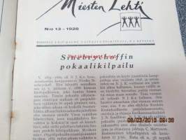 Miesten lehti 1928 nr 13 (Entinen Suomen Voimailulehti)