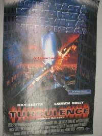 Turbulence - pelkoa ilmassa -elokuvajuliste, Ray Liotta, Lauren Holly, Robert Butler