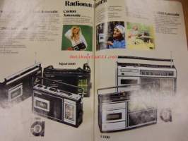 Grundig revue ohjelma 1976 - Televisiot,radiot,autoradiot,levysoittimet ym.