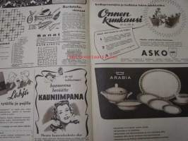 Seura 1. 6. 1949 nr 21 sis. mm. seur. artikkelit / kuvat / mainokset; maajäristysmittarit, kiinalaiset mainokset, Ingrid Bergman ja Roberto Rosselini, Arabia