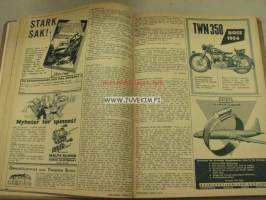Teknikens Värld 1953 -sidottu vuosikerta numerot 13-26