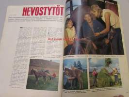 Pellervo 1967 nr 6, kuivurit koetuksella, Juvan eräveikot, Olga Talsi, Eeva Ryynänen, Miten hevostenhoitajia tehdään Ypäjällä?