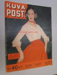 Kuvaposti 4. 10. 1956 nr 40 sis. mm. seur. artikkelit / kuvat / mainokset; Suezin kriisi, rock and roll-elokuva, amerikkalainen nainen, Petersin lihavat