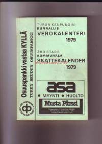 Turun kaupungin kunnallisverokalenteri 1979 vuoden 1978 tuloista