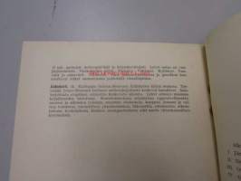 Taideteollisuuskeskuskoulu : Ohjelma lukuvuonna 1948-49