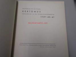 Taideteollisuuskeskuskoulu : Kertomus koulun 65. ja 66. toimintavuodesta 1939-40-41