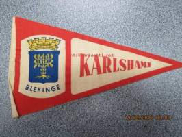 Karlshamn -matkailuviiri 1950-luvulta