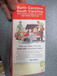 Esso North Carolina / South Carolina 1961 -kartta