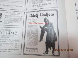 Näyttämö 1923 nr 4 Adolf Lindfors-numero