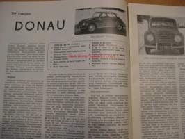 Tekniikan Maailma 1955 / 3  Koeajossa Donau, Hopeanuolen salaisuus,Mercedes-Benz W 196.