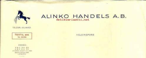 Alinko Handels textil avd -  blanco firmalomake