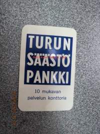 Jalkapallon SM-sarja 1967 ottelukortti / Turun Säästöpankki