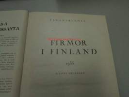 Firmor i Finland 1935 - Balanser och kritiker
