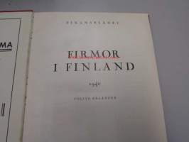 Firmor i Finland 1940 - Balanser och kritiker