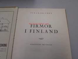 Firmor i Finland 1942 - Balanser och kritiker