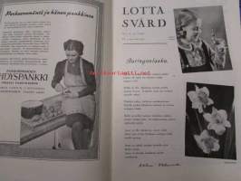 Lotta-Svärd 1944 nr 5-6 (Minna Canth, hiihto- ja virkistyskurssit, Schwester Ruth, kansanapu, sukkien korjaus ym)