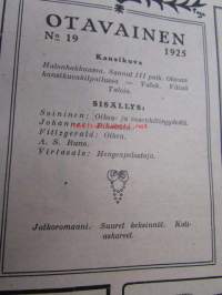 Otavainen 1925 nr 19, (sisäkuva Punkaharjulla kuninkallisten vieraiden käynti huvimatkalla), F. Scott Fittzgerald: Oikea