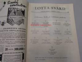 Lotta-Svärd 1942 nr 8 (sankarivainajat, sotilaskanttiinit, syöpäläisten hävittäminen kenttäoloissa ym)