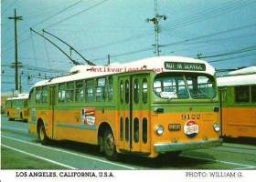 ACF Brill electrics     trolley bus 1948 - linja-auto postikortti