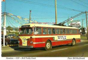Canadian Car Brill trolley coach GE   - linja-auto postikortti  kulkematon
