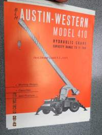 Austin-Western 410 hydraulinen nosturi -myyntiesite