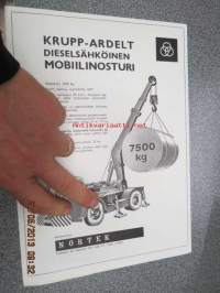 Krupp-Ardelt dieselsähköinen mobiilinosturi - yksipuolinen myyntiesite