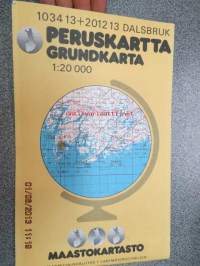 Dalsbruk 1034 13+ 2012 13 Peruskartta / Grundkarta 1:20 000