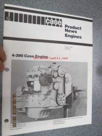 Case Product News - Engines 4-390 Case engine -moottoriuutuksia esite