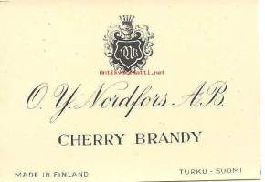 Cherry Brandy  -    viinaetiketti