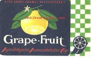Grape-Fruit,  juomaetiketti