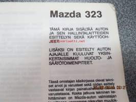 Mazda 323 -käyttöohjekirja