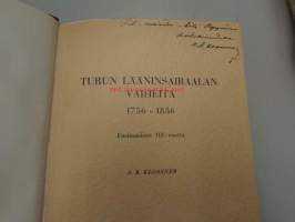 Turun lääninsairaalan vaiheita 1756-1856 ja 1857-1957